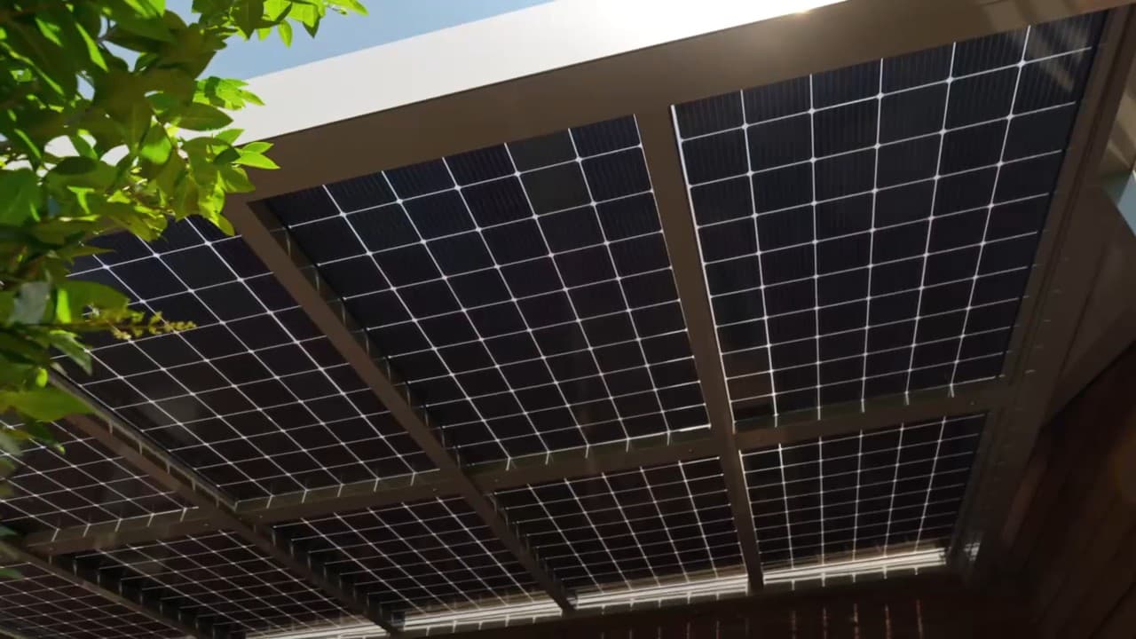 CUBO Solar productvisualisatie